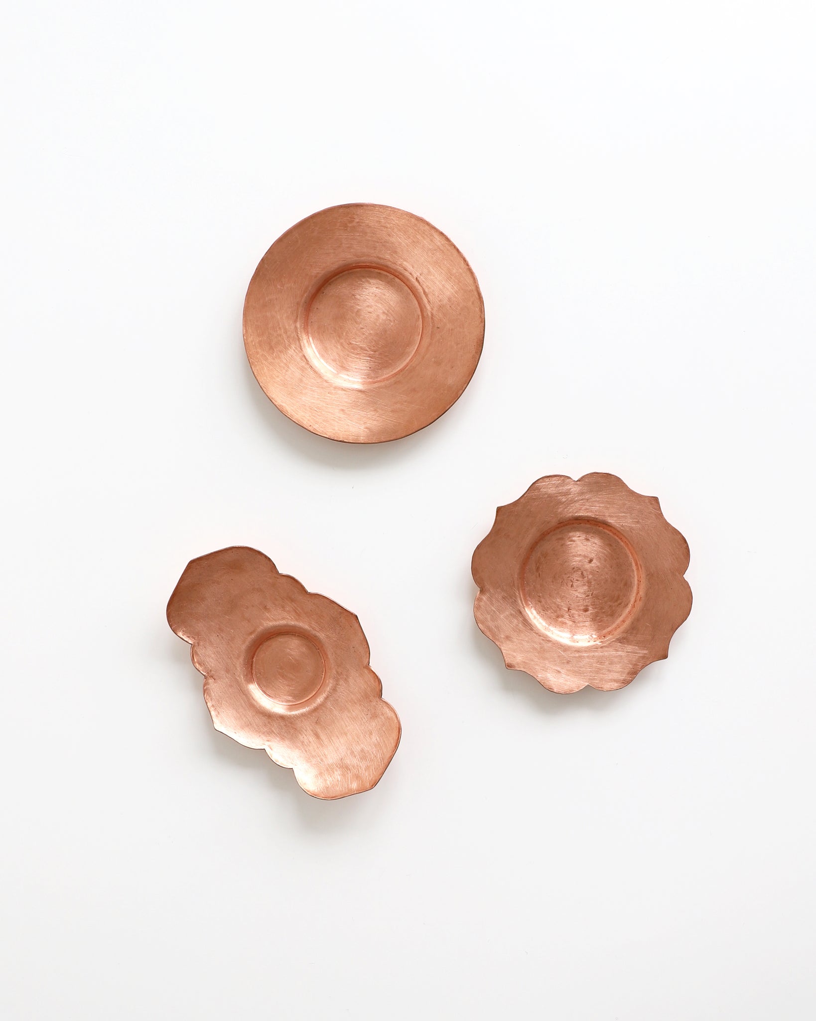 Saucer Flower Shaped - Copper